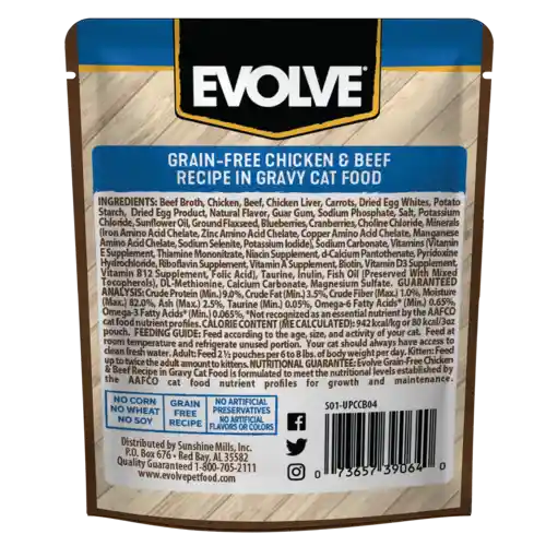 Evolve Para Gatos Pollo 85 Gr Evolve Cat Evolve Alimento Gatos 85 Gr Pollo