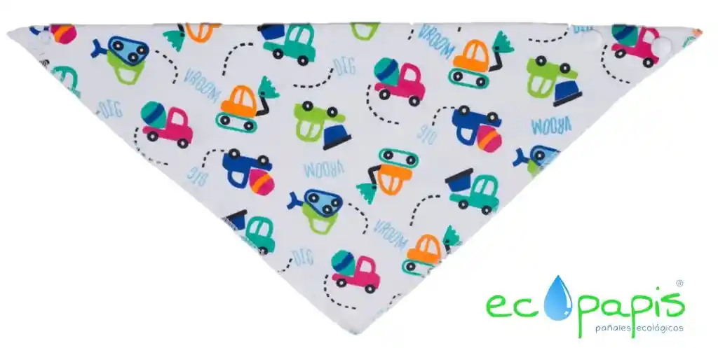 Baberos Bandana Niñas Paq 5 Unidades