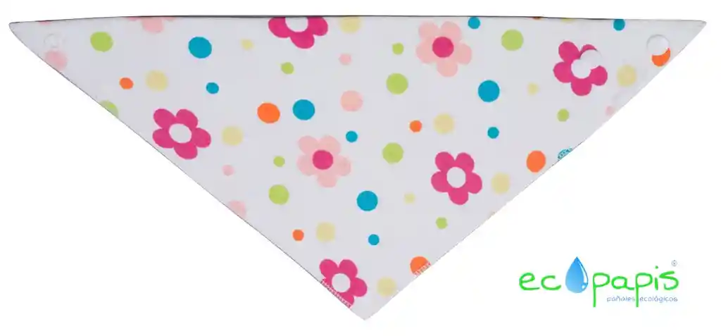 Baberos Bandana Niñas Paq 5 Unidades