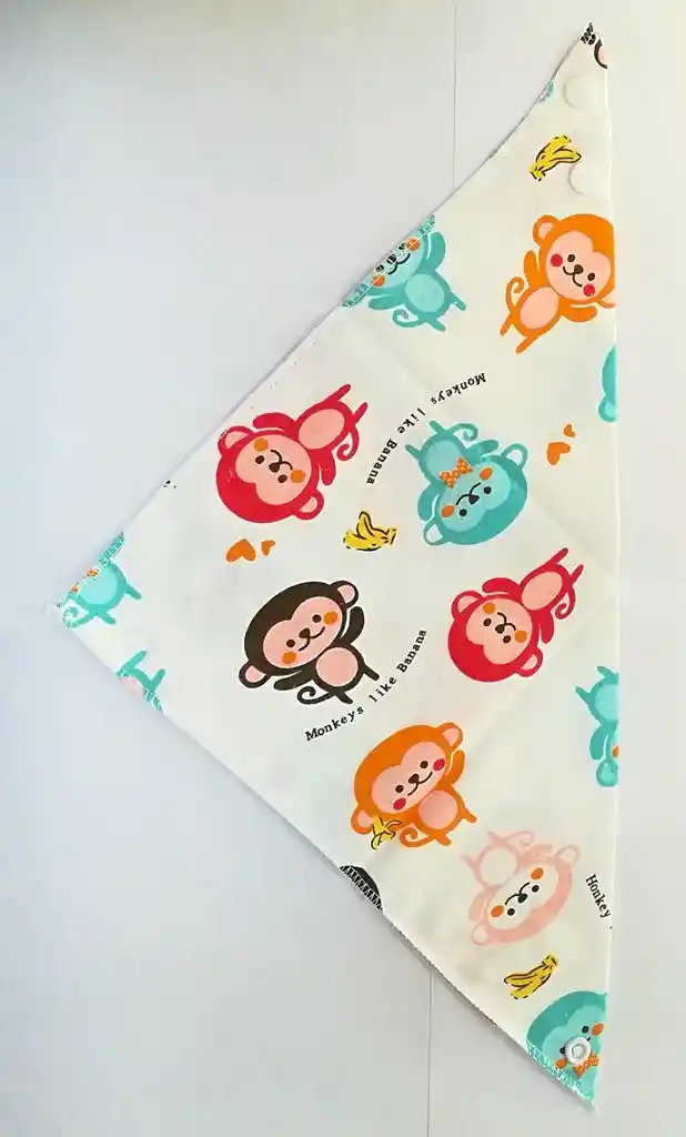 Baberos Bandana Niñas Paq 5 Unidades