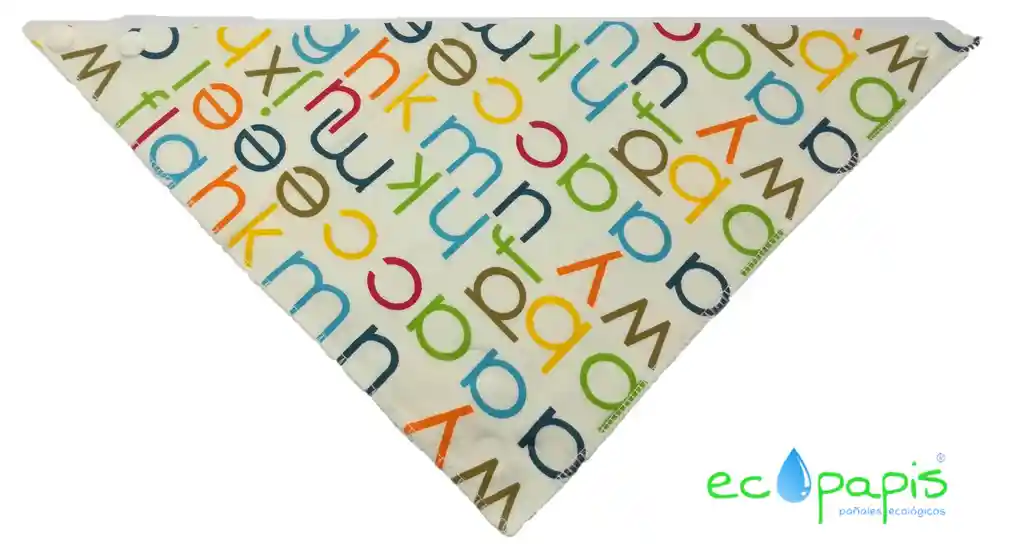Baberos Bandana Niñas Paq 5 Unidades