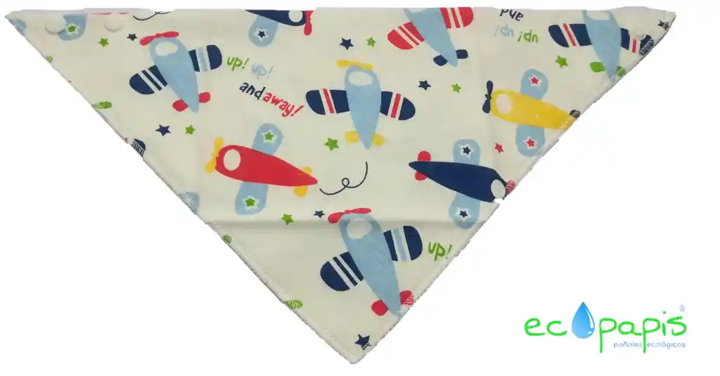 Baberos Bandana Niños Paq 5 Unidades