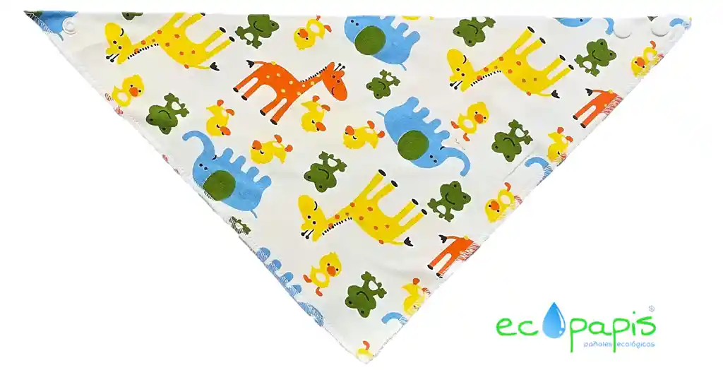 Baberos Bandana Niños Paq 5 Unidades