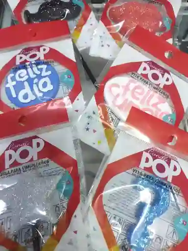 Velas Motivos Pop