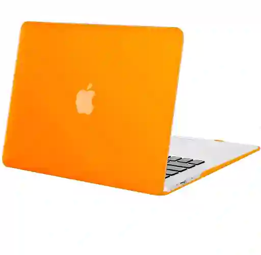 Carcasa Case + Protector Para Macbook Air 13 A1466 / A1369 Crystal Orange