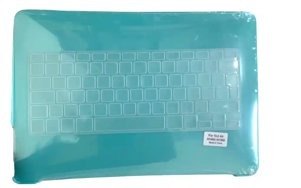 Carcasa Case + Protector Para Macbook Air 13 A1466 / A1369 Matte Tiffany Blue