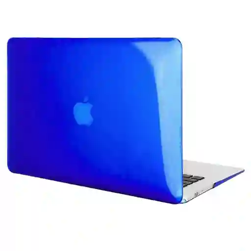 Carcasa Case + Protector Para Macbook Air 13 A1466 / A1369 Crystal Blue Oscuro