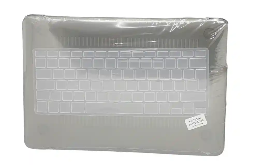 Carcasa Case + Protector Para Macbook Air 13 A1466 / A1369 Crystal Gray