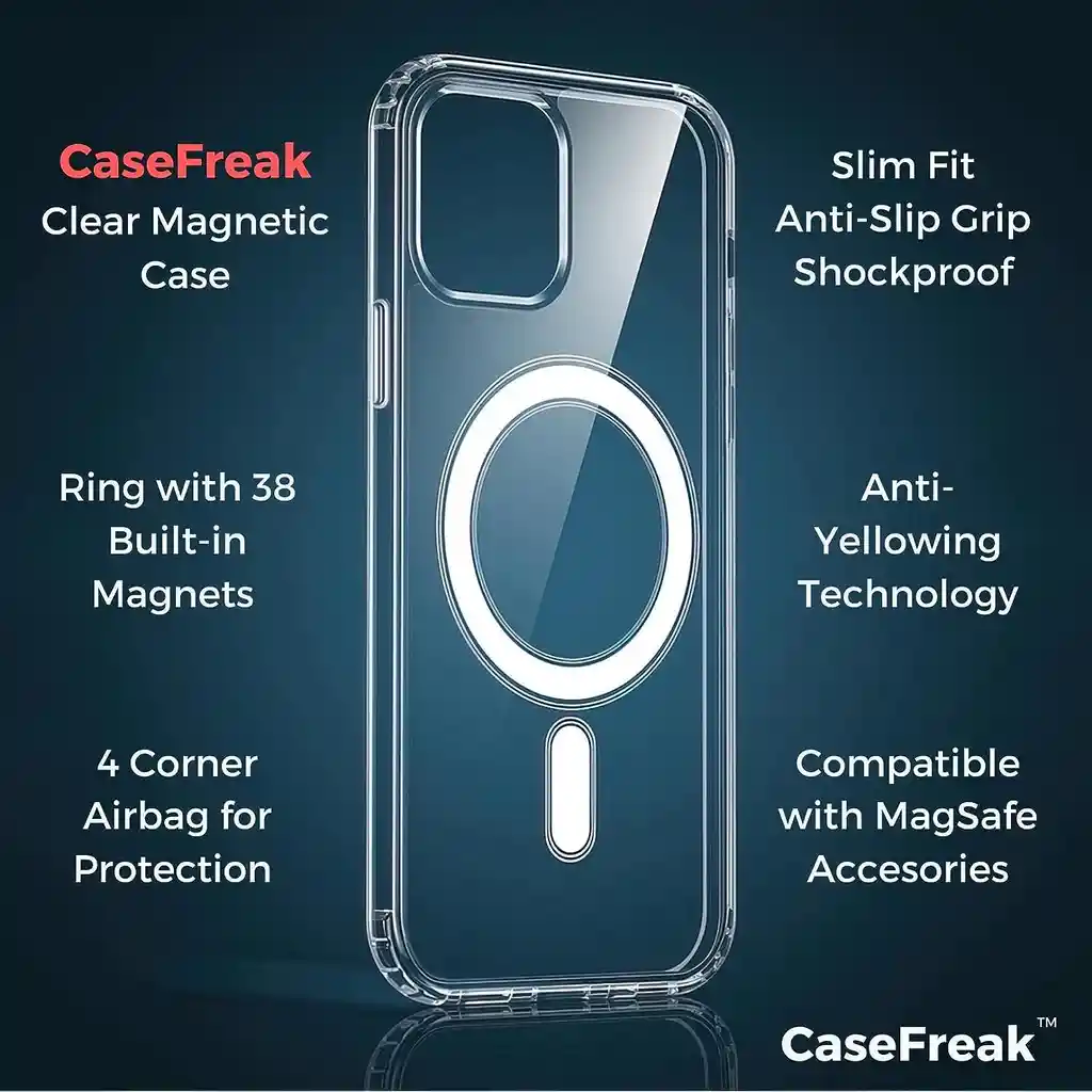 Estuche Rígido Transparente Para Iphone 11 Compatible Con Magsafe