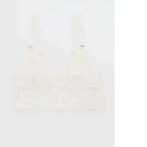 Bralette Blanco Talla: SMALL American Eagle