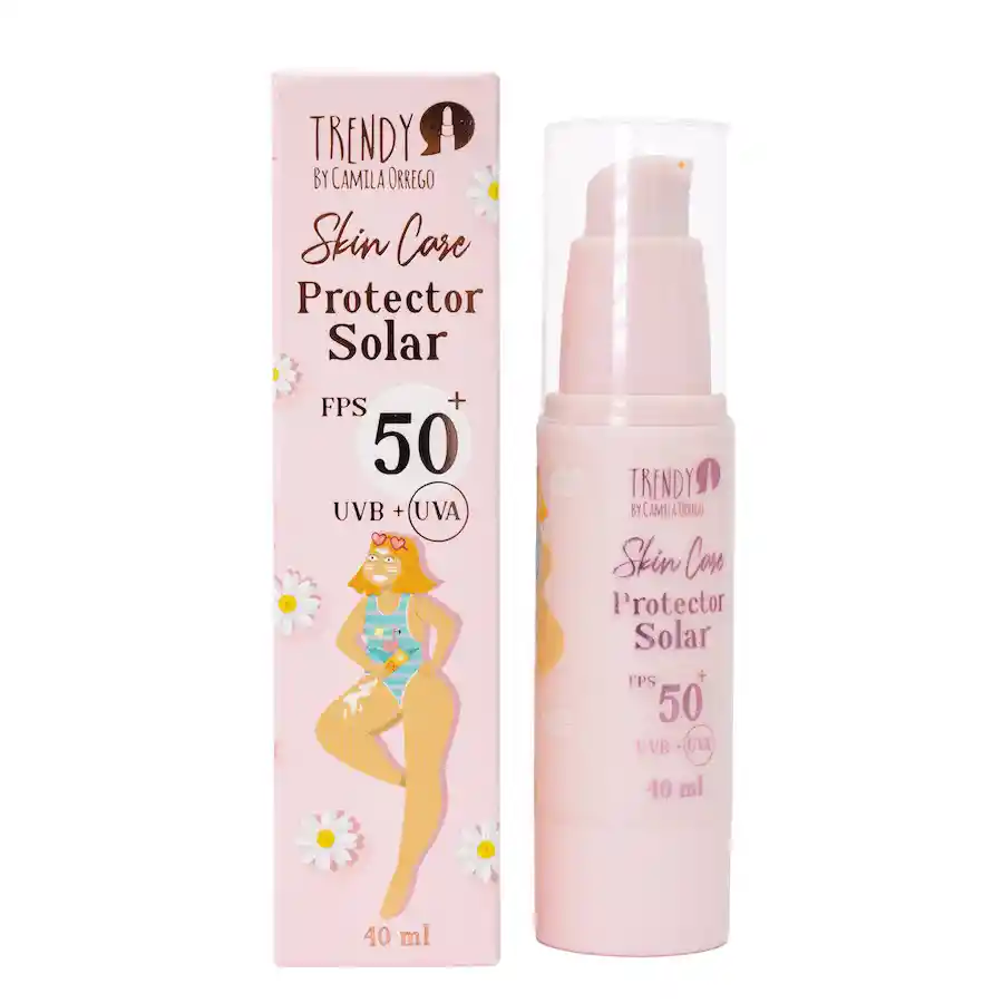  Protector Solar Facial 40Ml  TRENDY  Skincare 