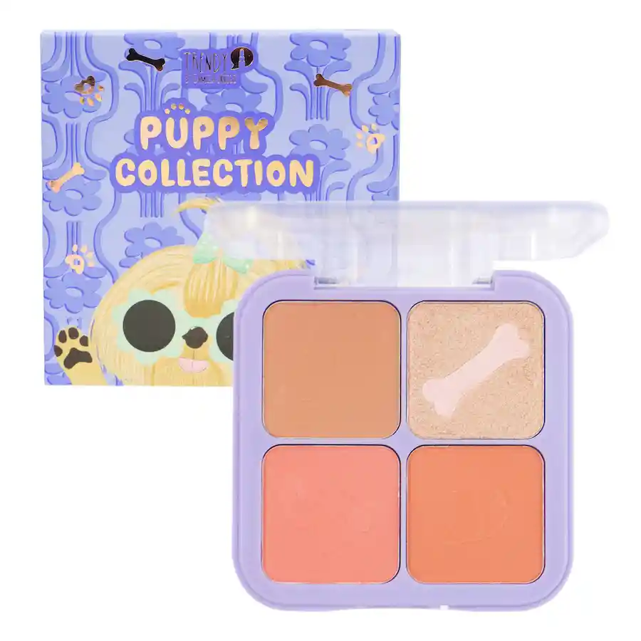  Rubor E Iluminador Puppy Colletion  TRENDY  Ref Pk12 