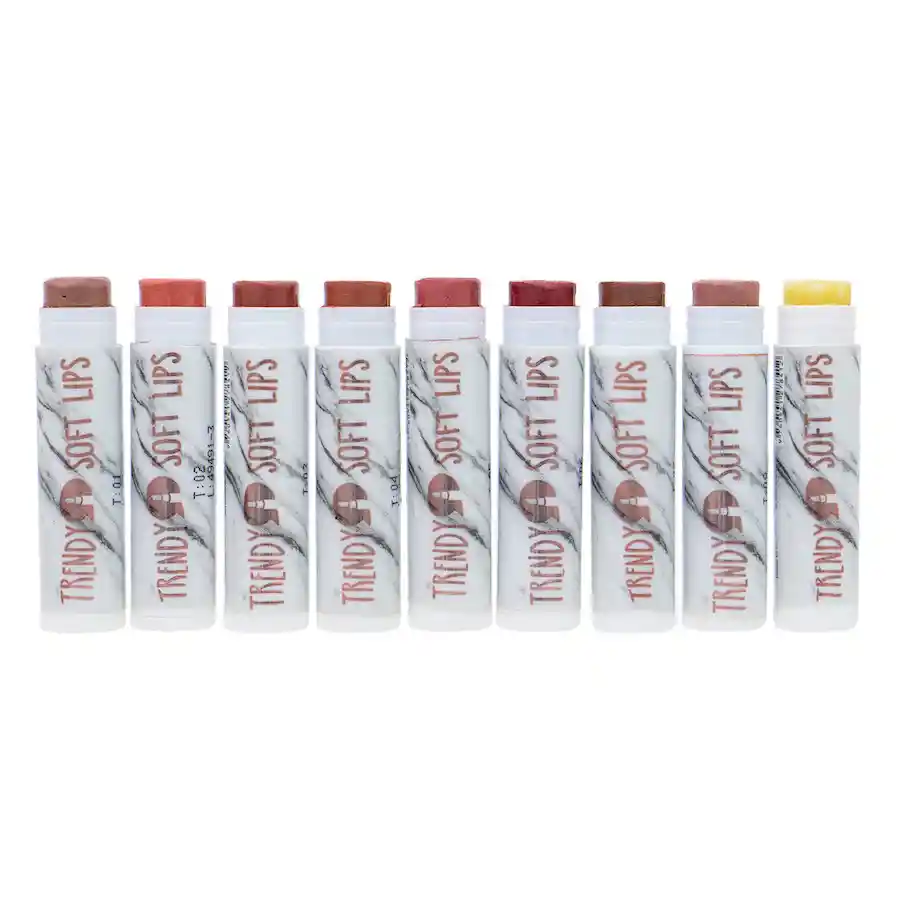 Soft Lips Caja X 9 Hidratante Con Color Uno De Cada Tono