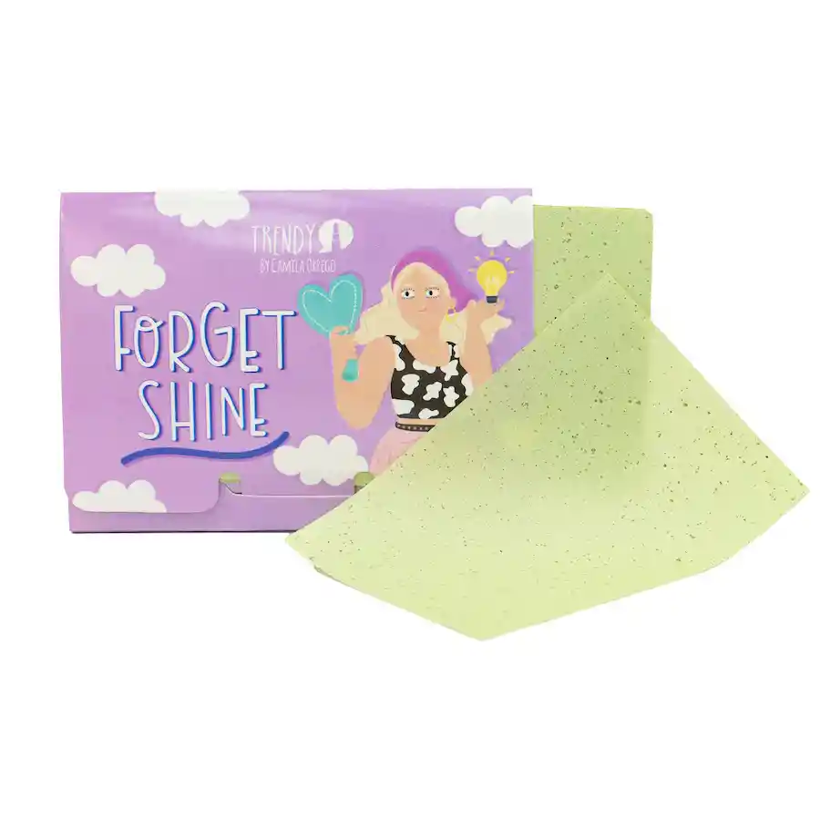  Papeleta Anti Grasa  TRENDY  Forget Shine 100 Und Ref Xyzm 