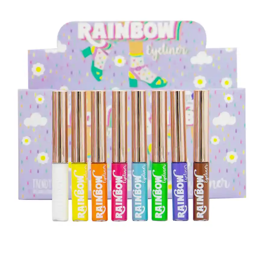  Kit X 8 Delineadores Matte Coloridos Rainbow  TRENDY  Ref Re15 