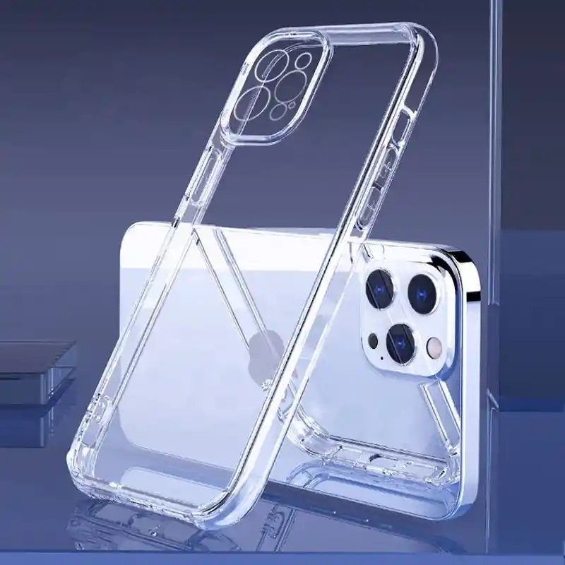 Estuche Para Iphone 11 Pro Max Con Proteccion Camara Transparente