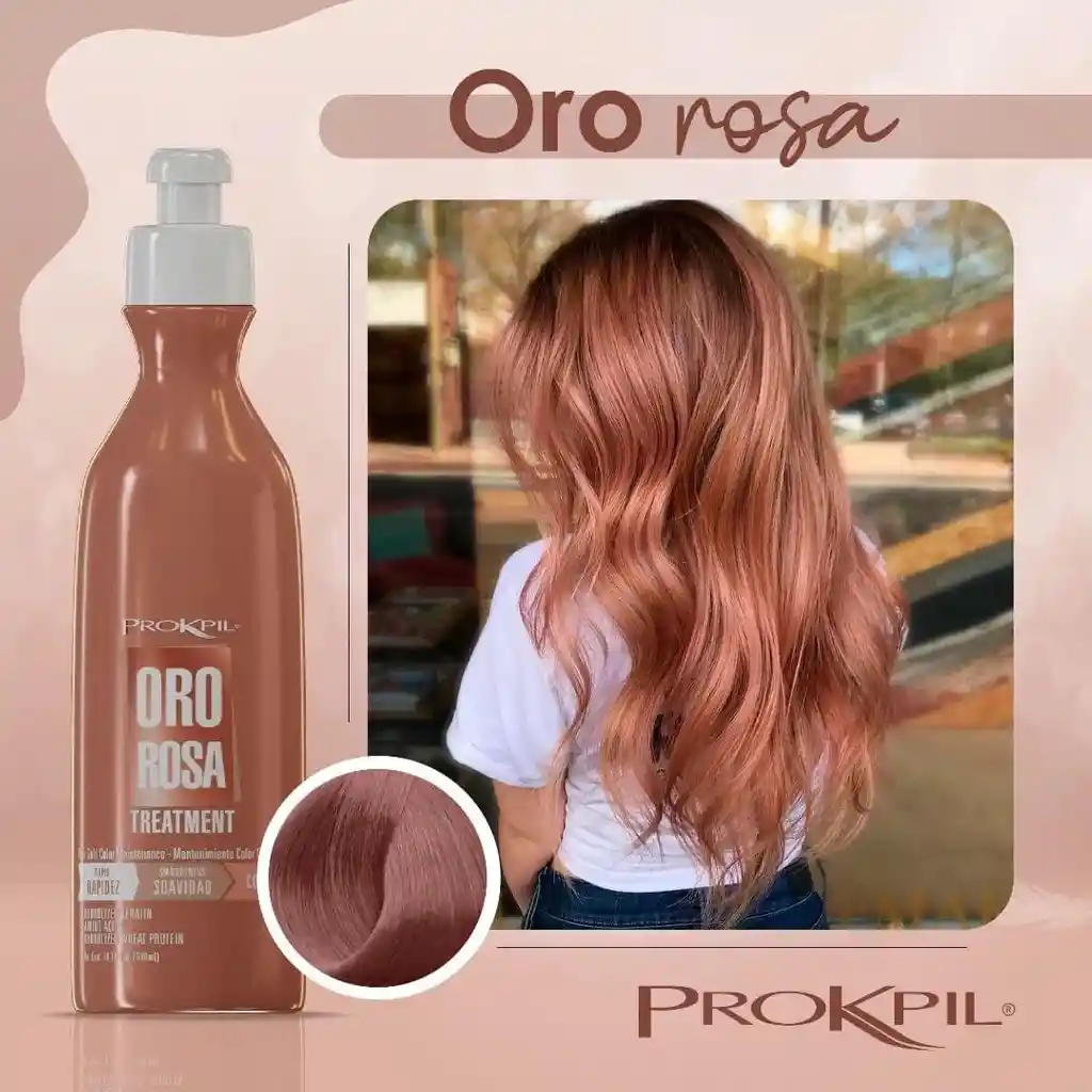 Tratamiento Matizante Prokpil Oro Rosa 300 Ml