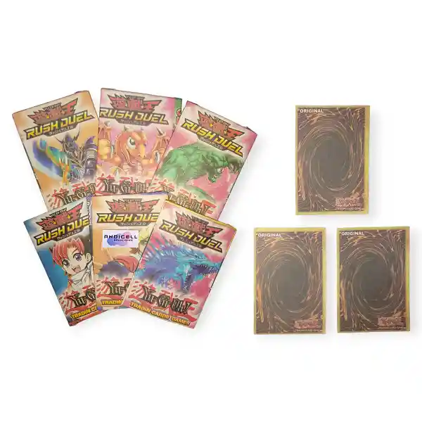 50 Sobres De Cartas Yu-gi-oh Rush Duel Coleccionables Intercambiables