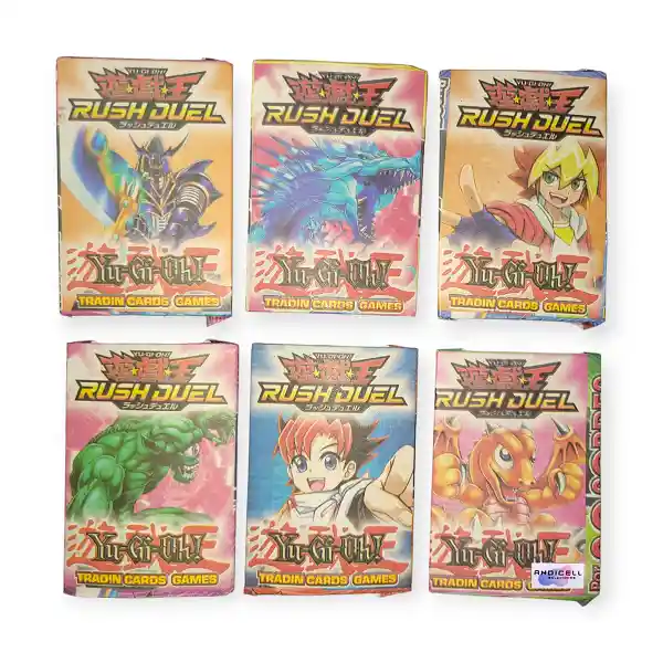 50 Sobres De Cartas Yu-gi-oh Rush Duel Coleccionables Intercambiables