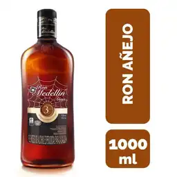 Ron Medellin 1000ml 3años