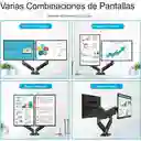 Soporte De Monitor Doble 17 A 33inch Brazos Flexibles An-110