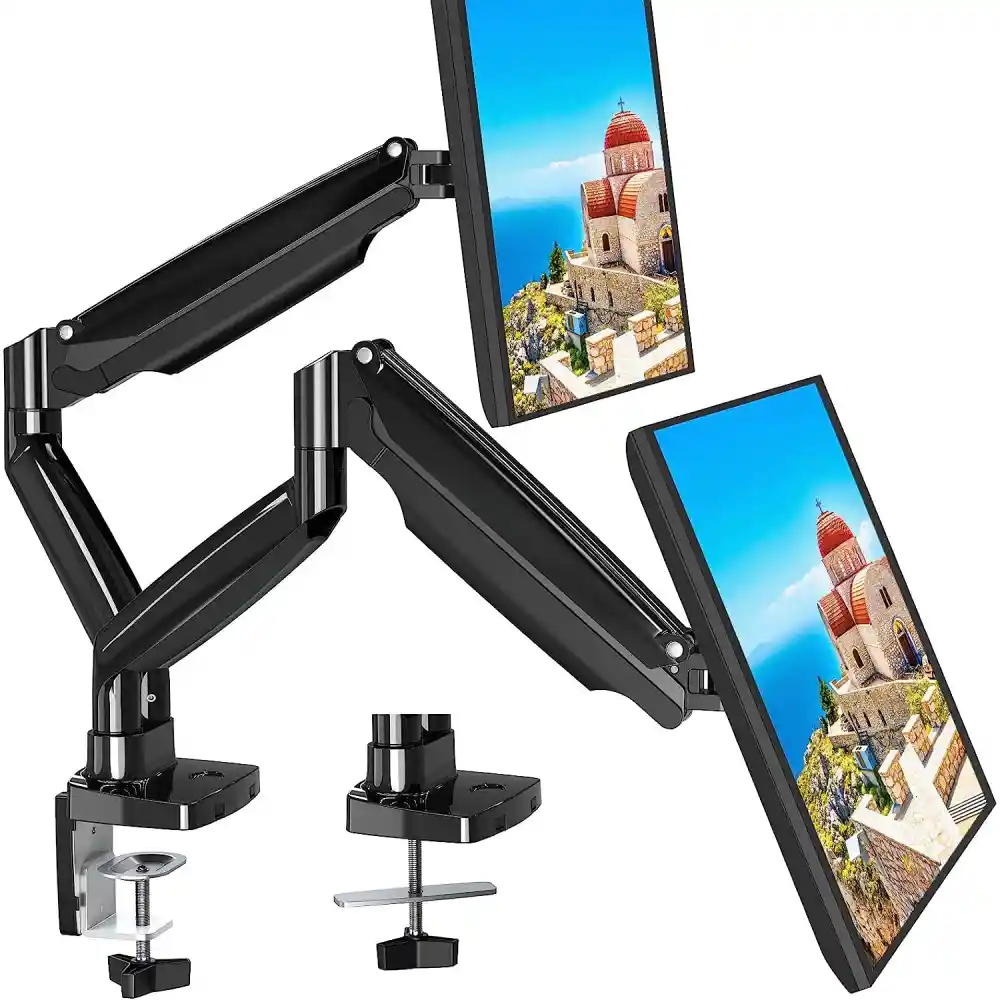 Soporte De Monitor Doble 17 A 33inch Brazos Flexibles An-110