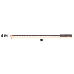 Broca Para Muro 1/4'' X 10'' Ranurada (sds Plus)