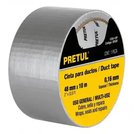 Cinta De 10 M Para Ducto, Espesor 0.16 Mm