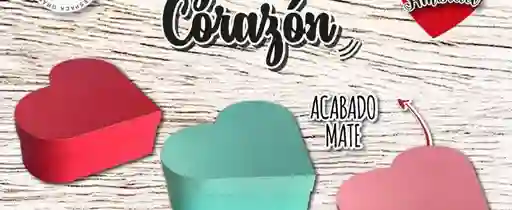 Caja De Regalo Corazon Rigida