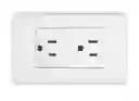 Tomacorriente De Incrustar Blanco Con Polo Tierra 2p + T 15066n