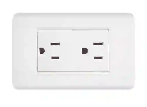 Tomacorriente De Incrustar Blanco Con Polo Tierra 2p + T 15066n