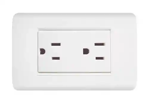 Tomacorriente De Incrustar Blanco Con Polo Tierra 2p + T 15066n