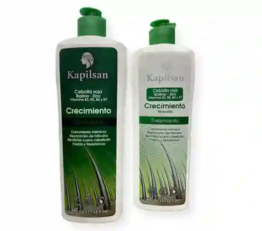 Kit Capilar De Cebolla Para Crecimiento Kapilsan X 2 Unds