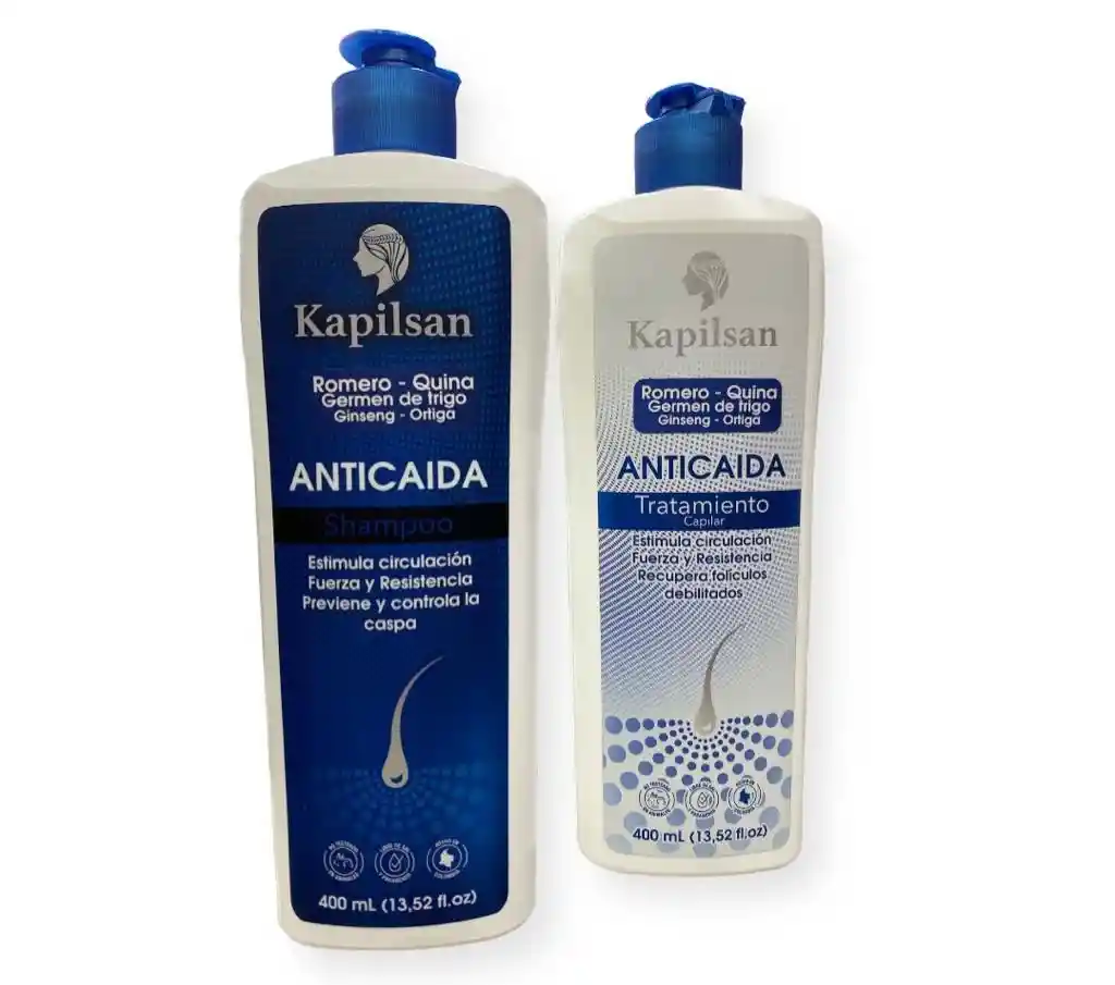 Kit Capilar De Romero Anticaída Kapilsan X 2 Unds