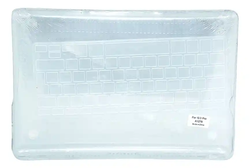 Carcasa Case + Protector Para Macbook Pro 13 A1278 Español Clear