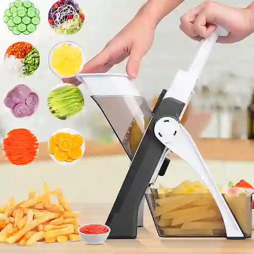 Rebanadora De Papas Picadora Verduras Mandolina Ajustable
