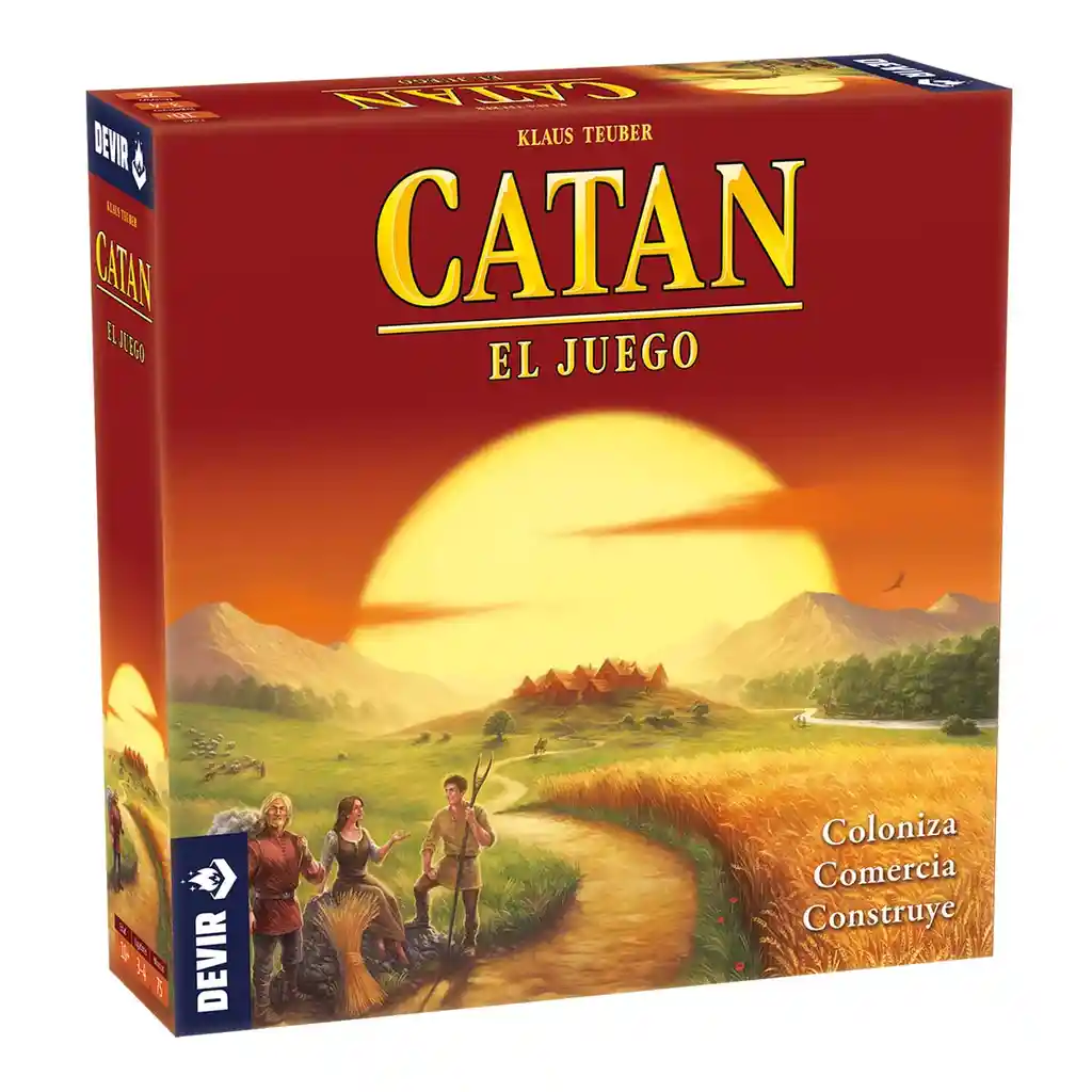 Catan Devir Básico Juego De Mesa Original Estrategia