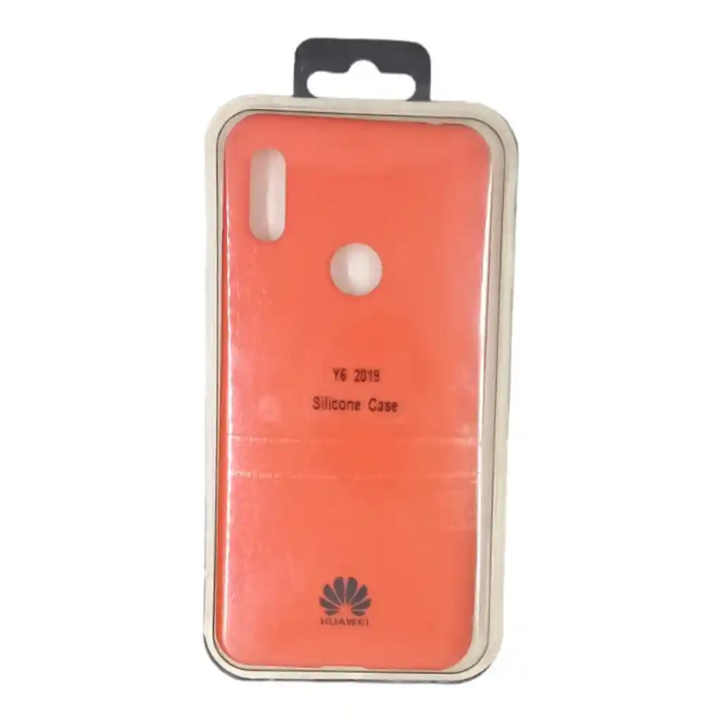 Forro Silicone Case Huawei Y6 2019 Rojo