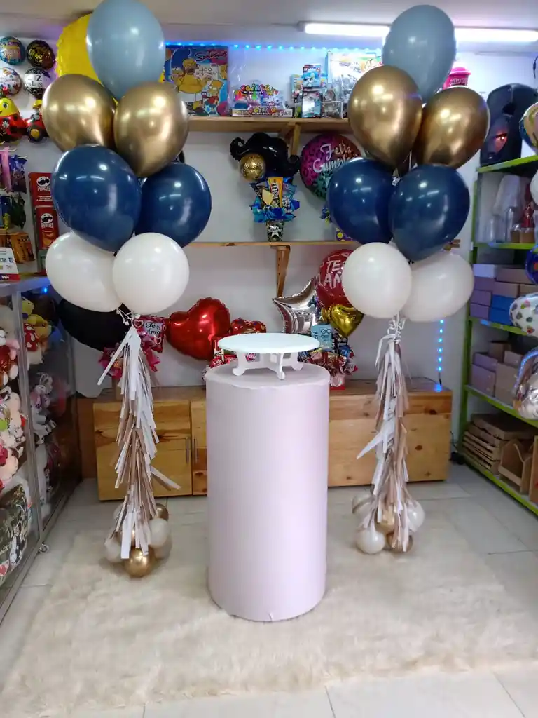 2 Bouquet De Globos Con Helio