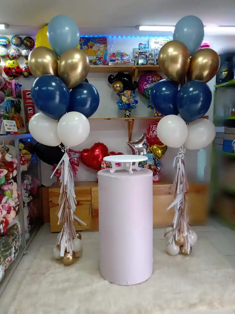 2 Bouquet De Globos Con Helio