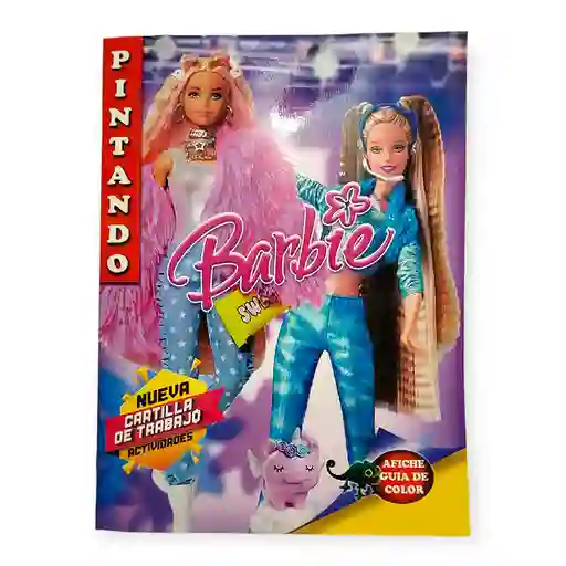 Cartilla Actividades Aprende Colorea Recorta Con Barbie
