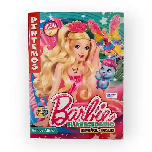 Cartilla Colorear Barbie El Abecedario