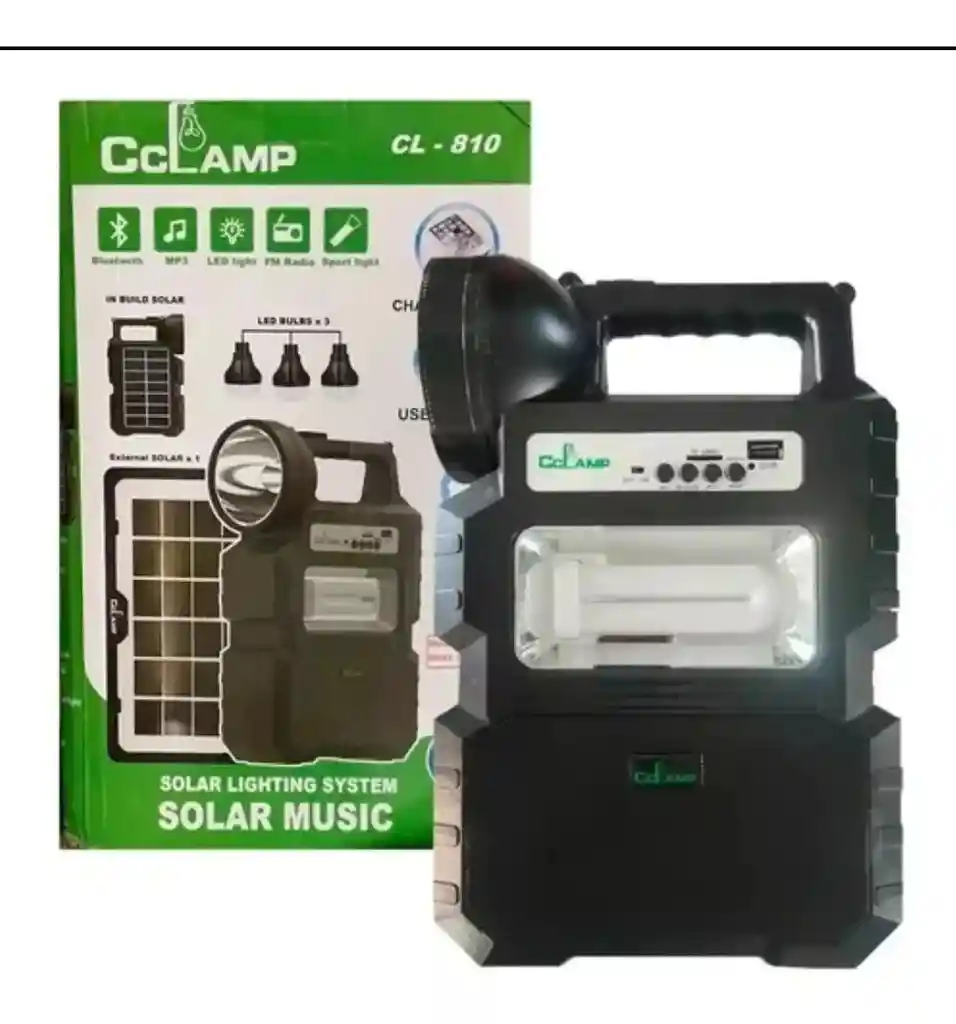 Kit Solar Emergencia Camping Ampolletas Cl-810