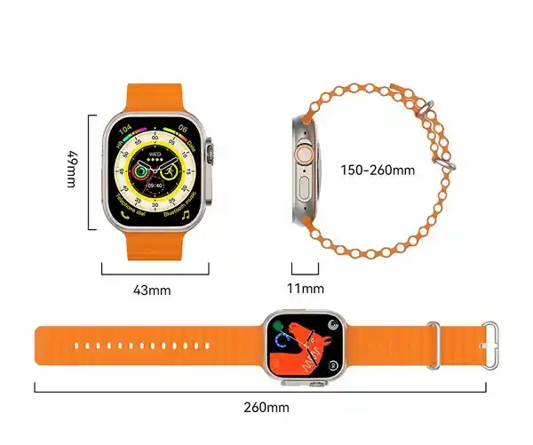 Reloj Inteligente Smartwatch T800 Ultra Serie 8 49mm