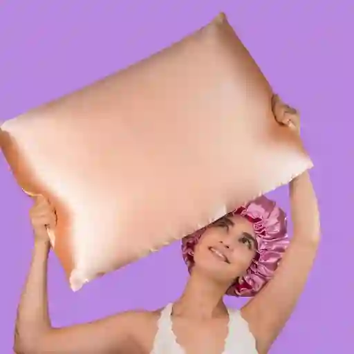 Funda De Almohada Satin Colores Surtidos