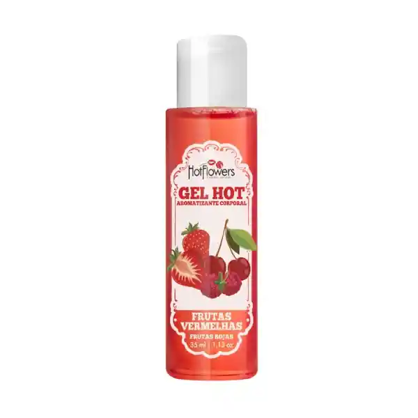 Aceite Para Masajes Gel Hot Frutos Rojos X 35 Ml Hot Flowers