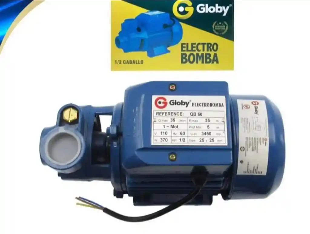 Electrobomba 1 Caballo Marca Globy