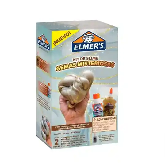 Kit Slime Elmer's Gemas Misteriosas Juguete Plastilina