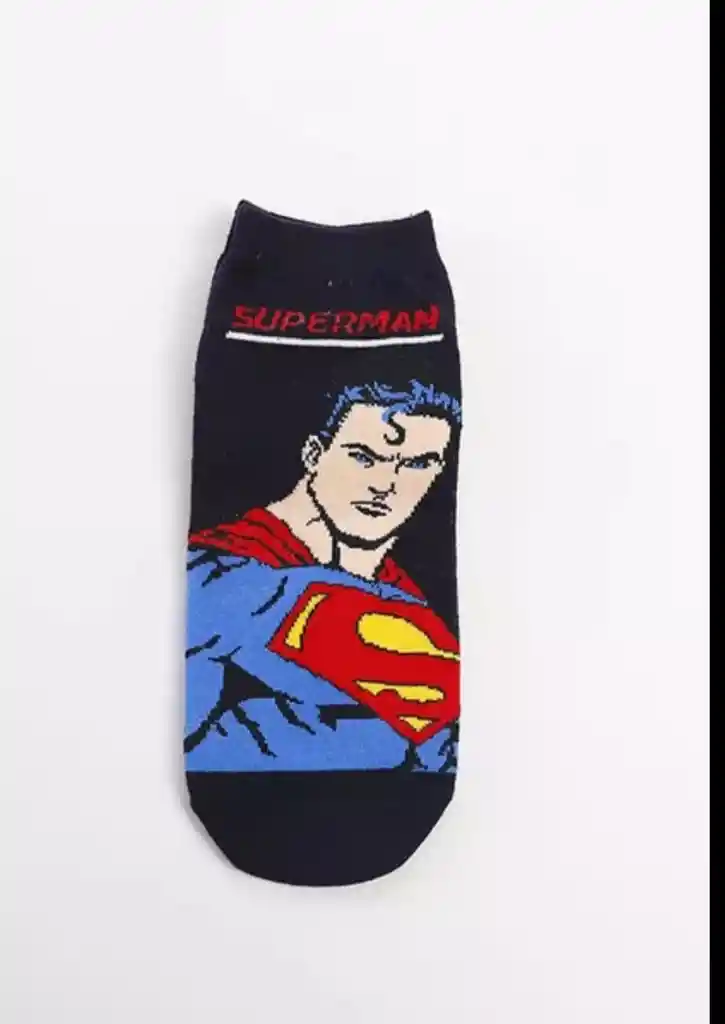 Medias Personajes Low Top Super Man