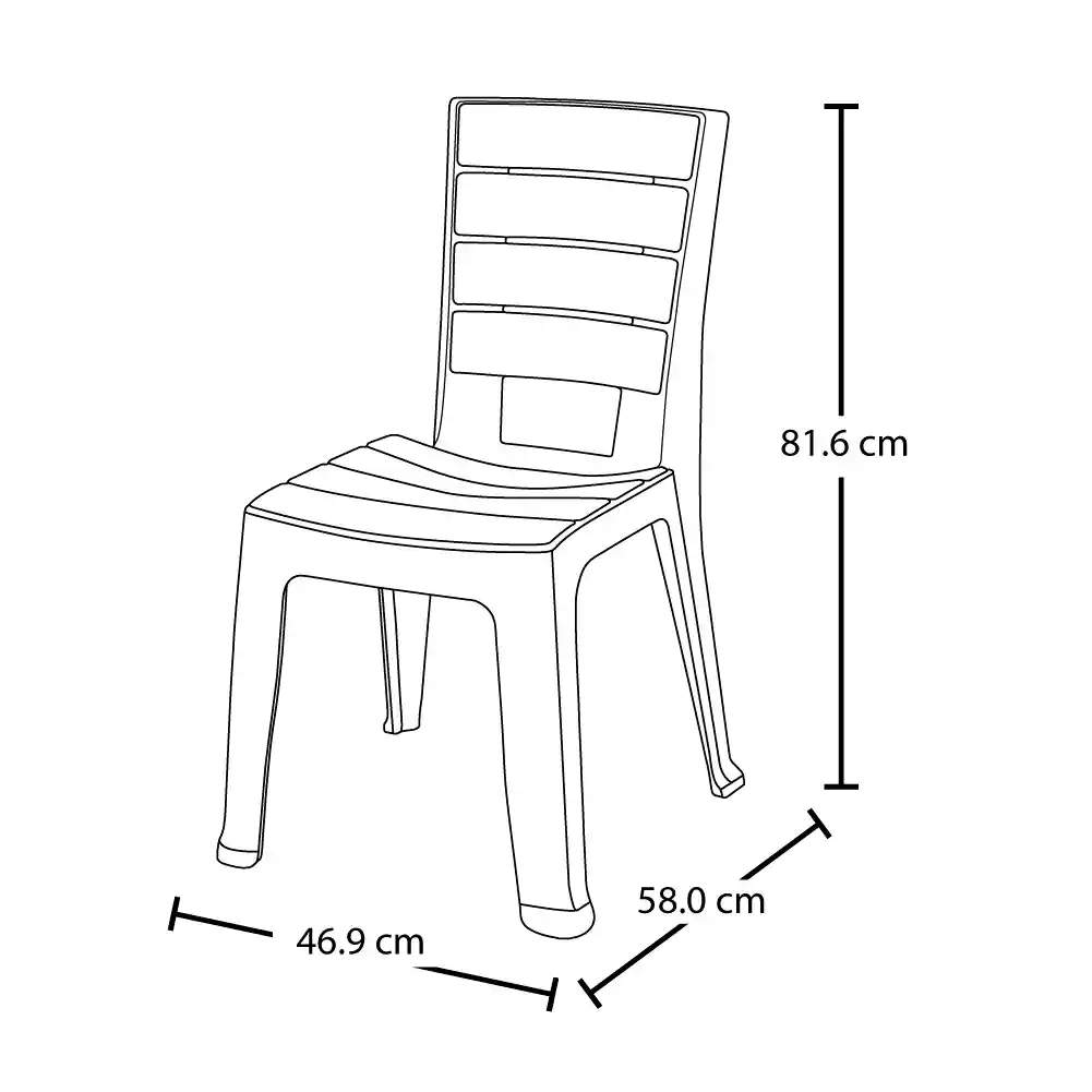 Silla Barú Sin Brazos Taupe